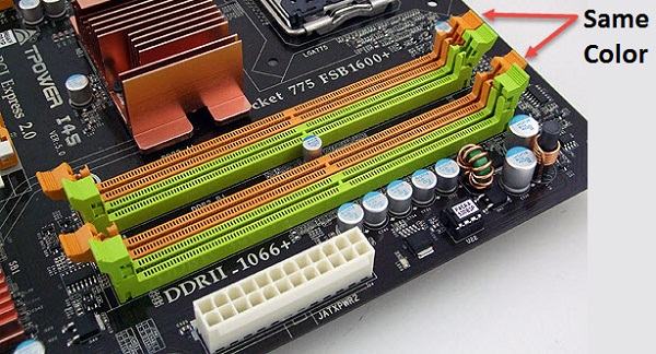 What ram slots to use